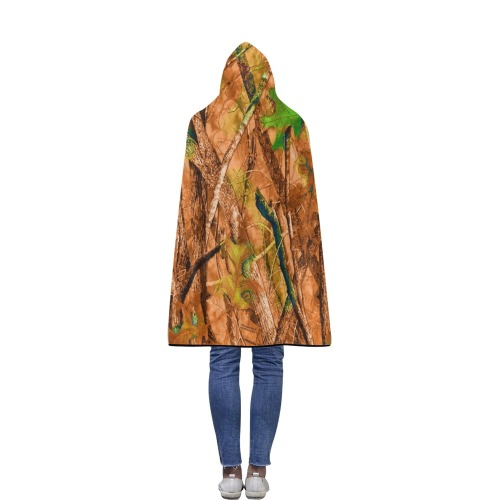 NOMON - Field to Stream to Couch - Enhanced Camo Flannel Hooded Blanket 40''x50''