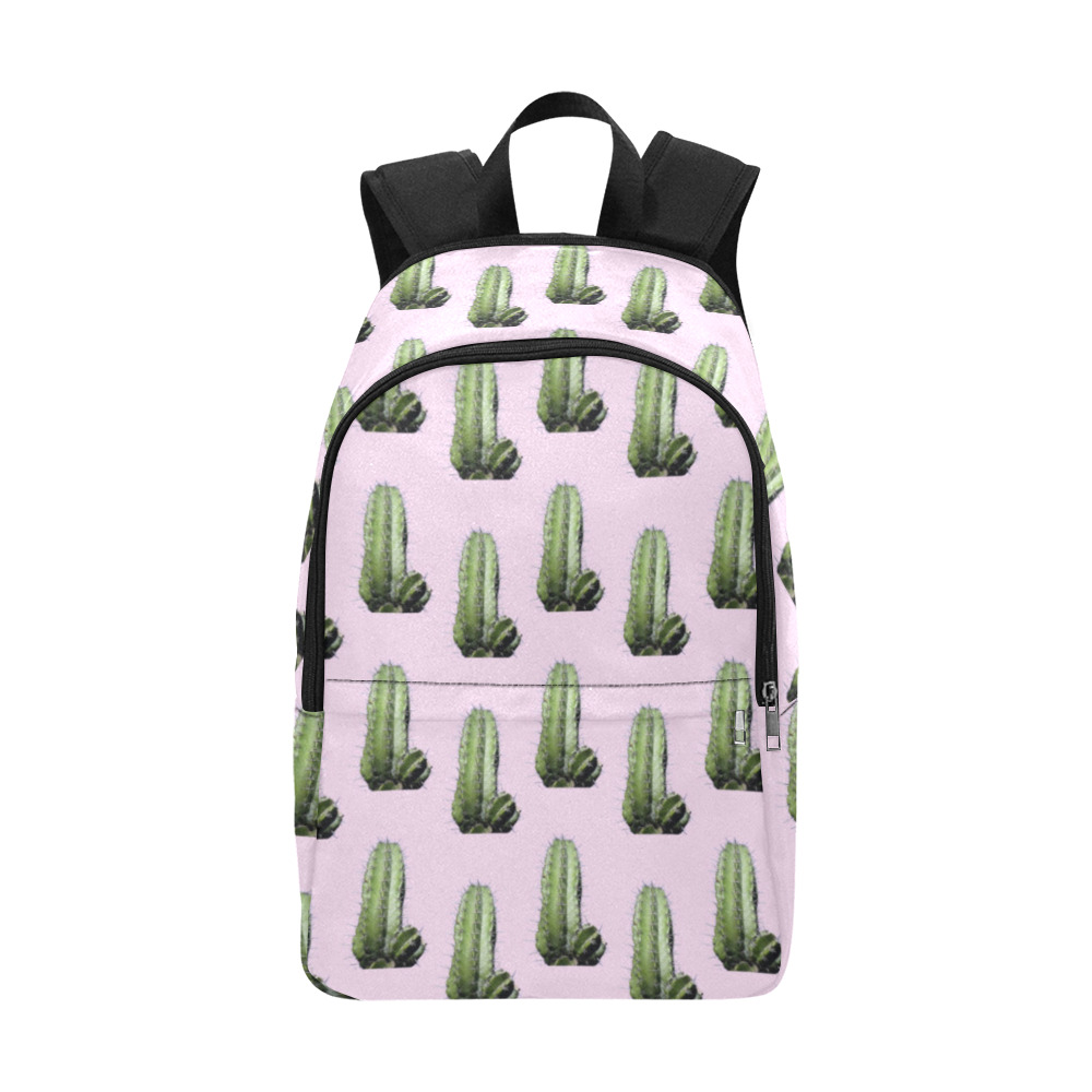 Pink Patterned Backpack cactus pink pattern Fabric Backpack for Adult (Model 1659) | ID: D7145796