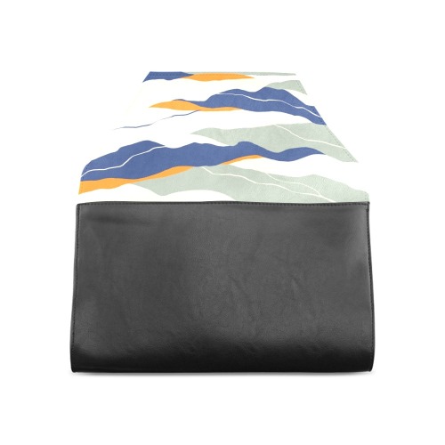 Modern abstract landscape of strokes-2 Clutch Bag (Model 1630)
