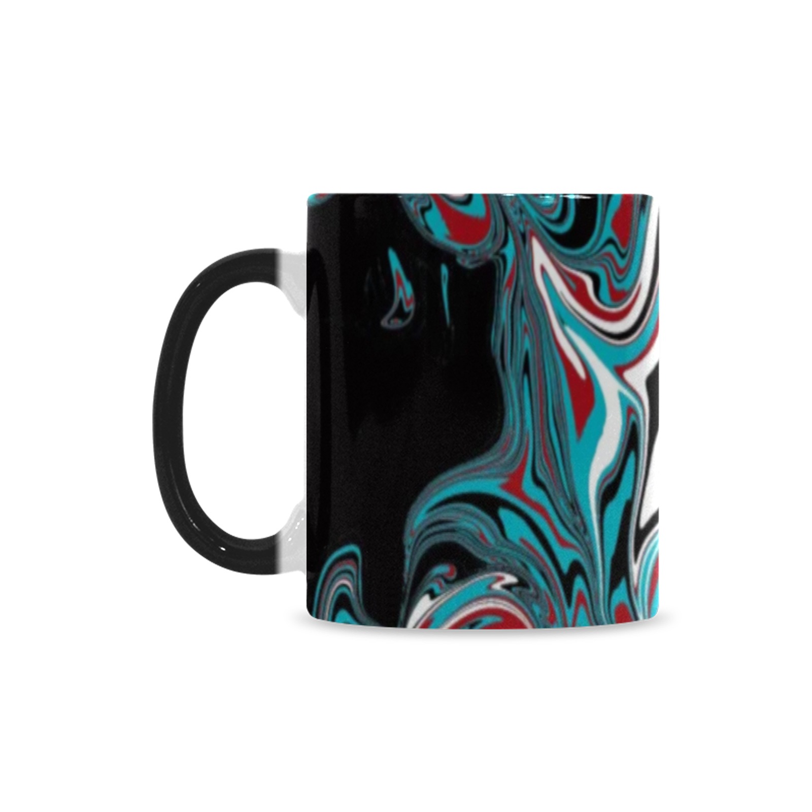 Dark Wave of Colors Custom Morphing Mug