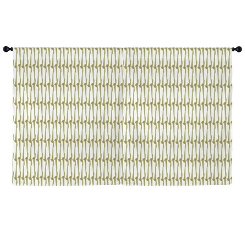 white & beige ornamental