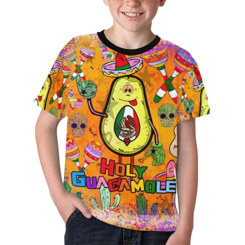 Holy Guacamole by Nico Bielow Kids' All Over Print T-shirt (Model T65)