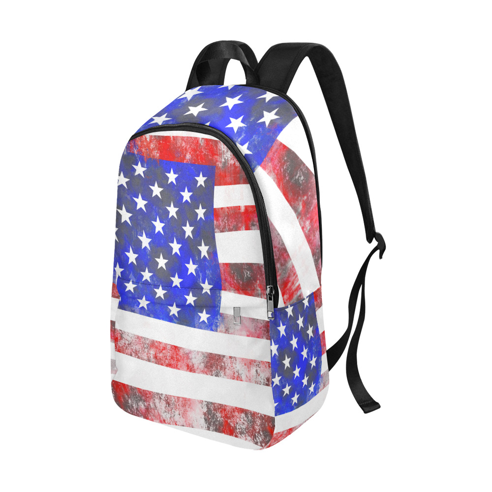 Extreme Grunge American Flag of the USA Fabric Backpack for Adult (Model 1659)