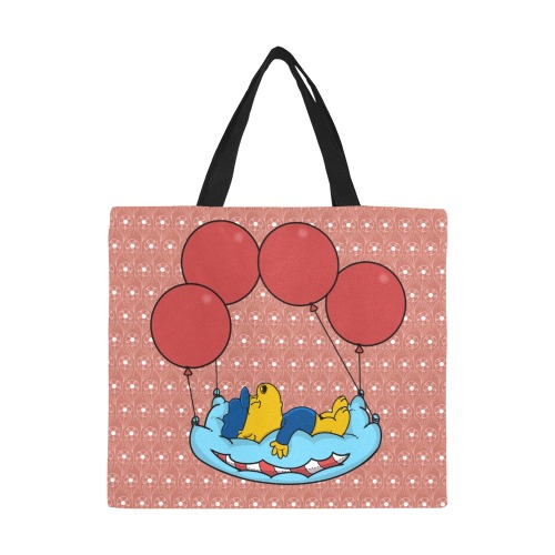 Ferald's Pillow Balloons All Over Print Canvas Tote Bag/Large (Model 1699)