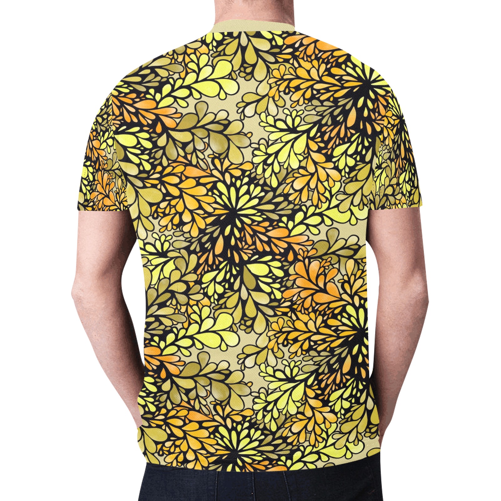 Citrus Splash New All Over Print T-shirt for Men (Model T45)