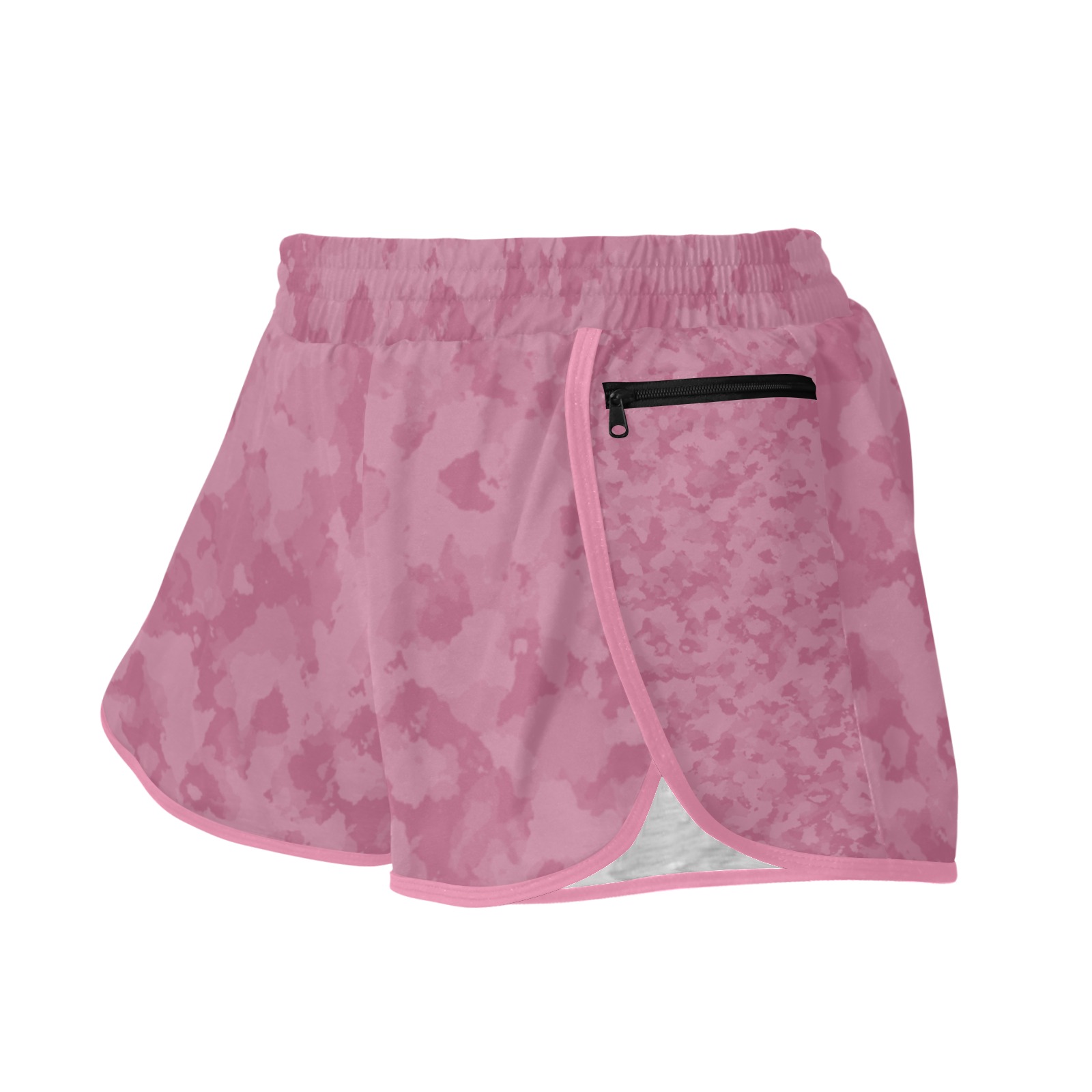 LLFxOWSE_rose Women's Sports Shorts (Model L61)