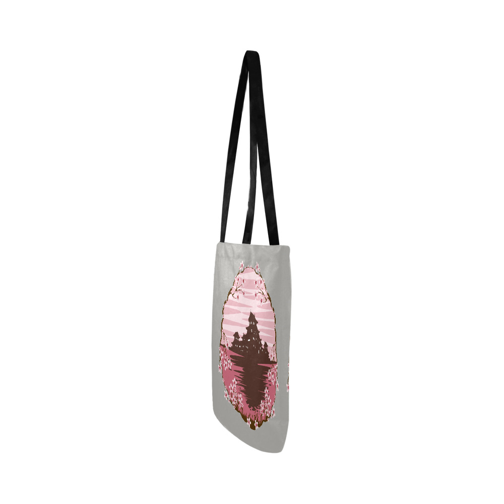 Pink Blossom Reusable Shopping Bag Model 1660 (Two sides)
