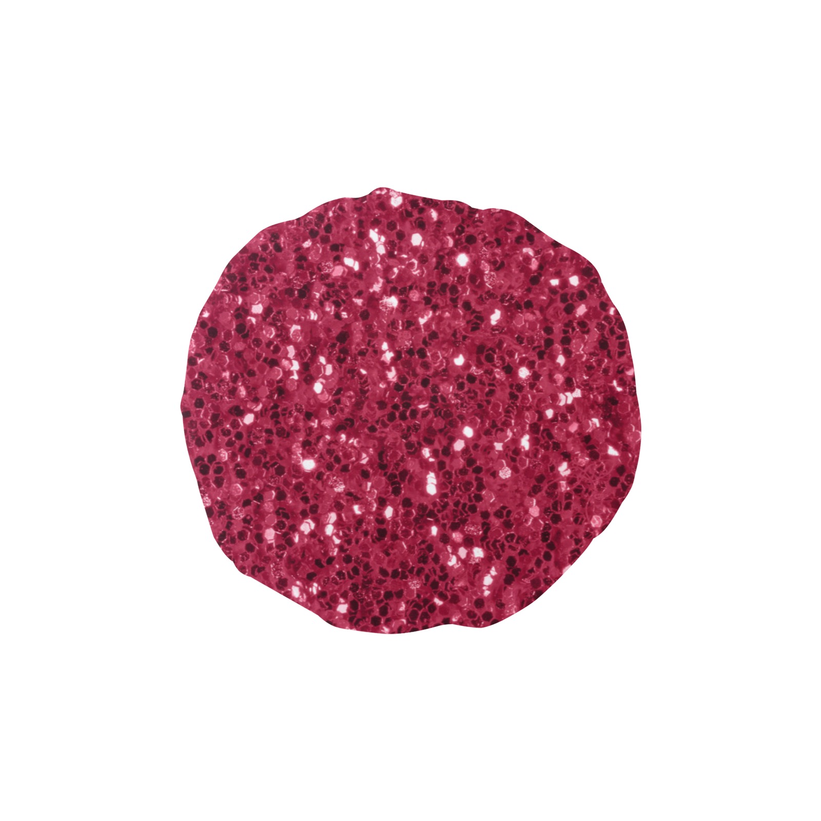Magenta dark pink red faux sparkles glitter Shower Cap