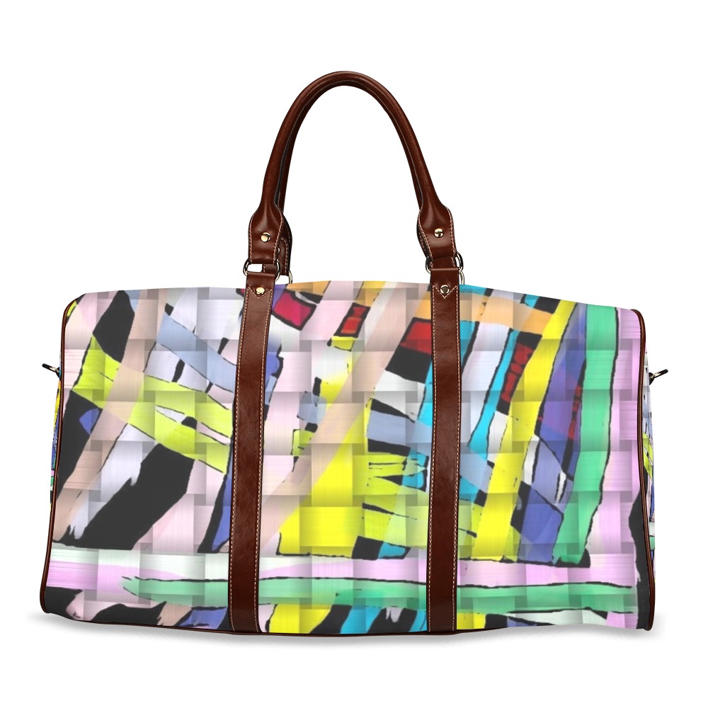 Abstract life lines By Marlo Black 01-06-2023 Waterproof Travel Bag/Large (Model 1639)