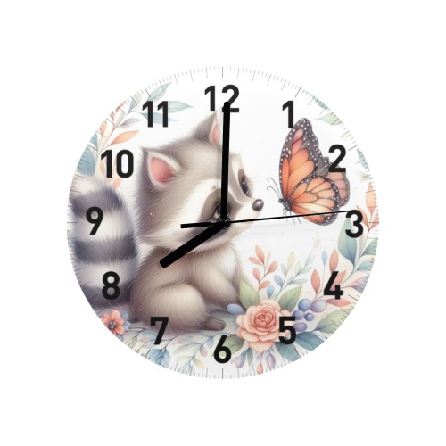 Storybook Woodland Babies Raccoon And Butterfly