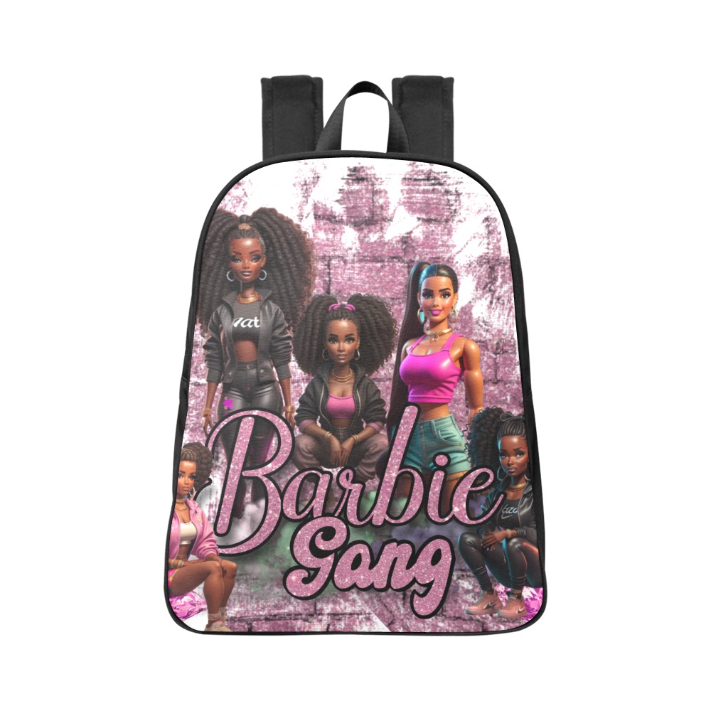 Barbie Gang Fabric School Backpack (Model 1682) (Large)