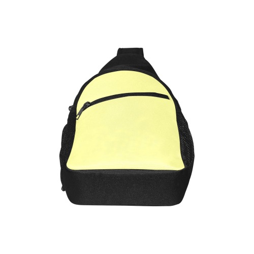 color canary yellow Chest Bag-Front Printing (Model 1719)