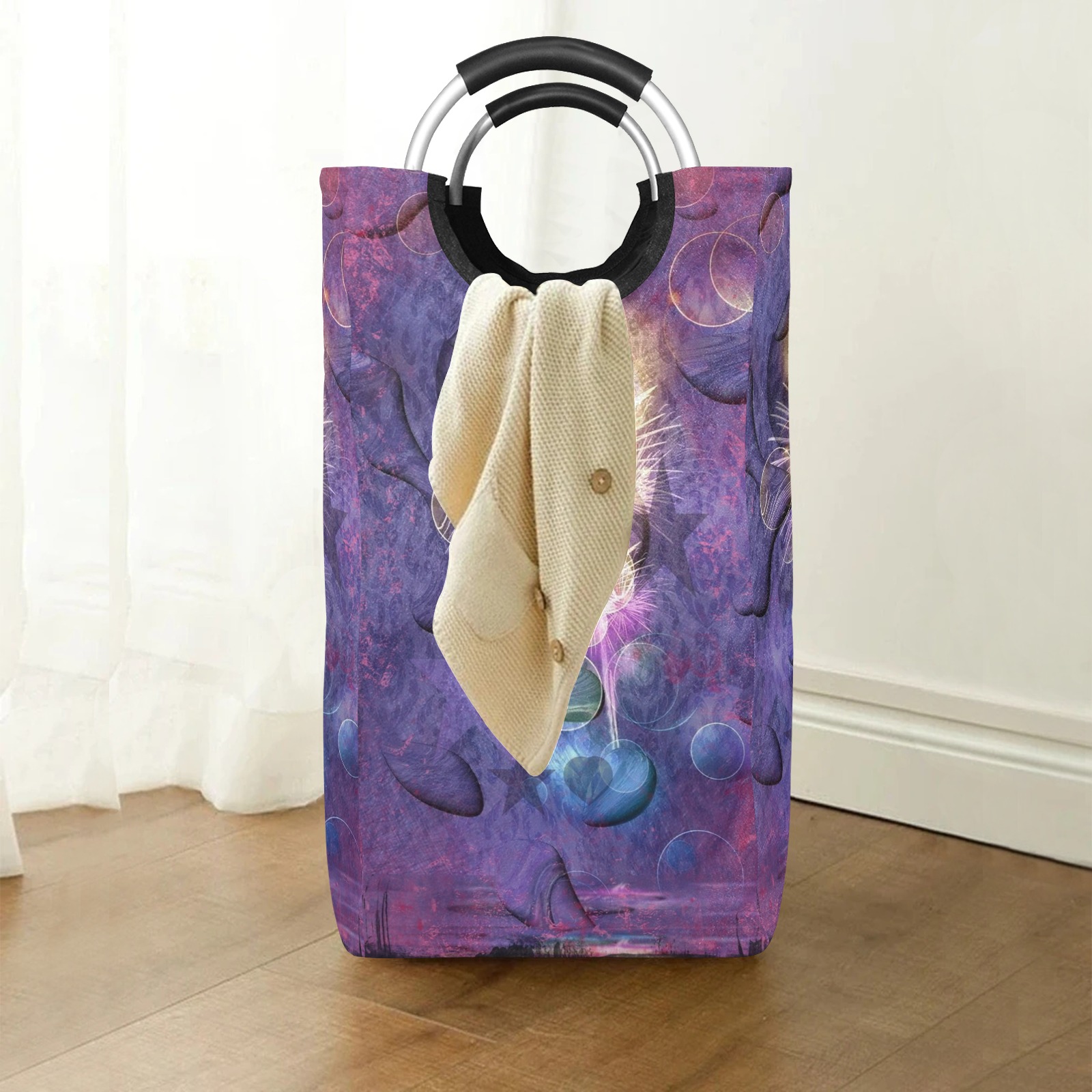 Very peri Trend Pop Art by Nico Bielow Square Laundry Bag