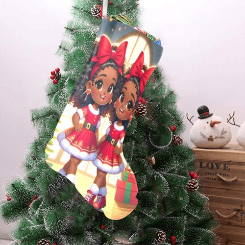 Twins Christmas Stocking (Without Folded Top)