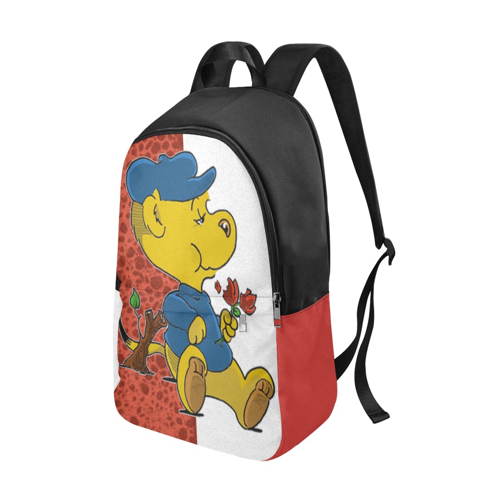 Ferald Eating Roses Fabric Backpack for Adult (Model 1659)