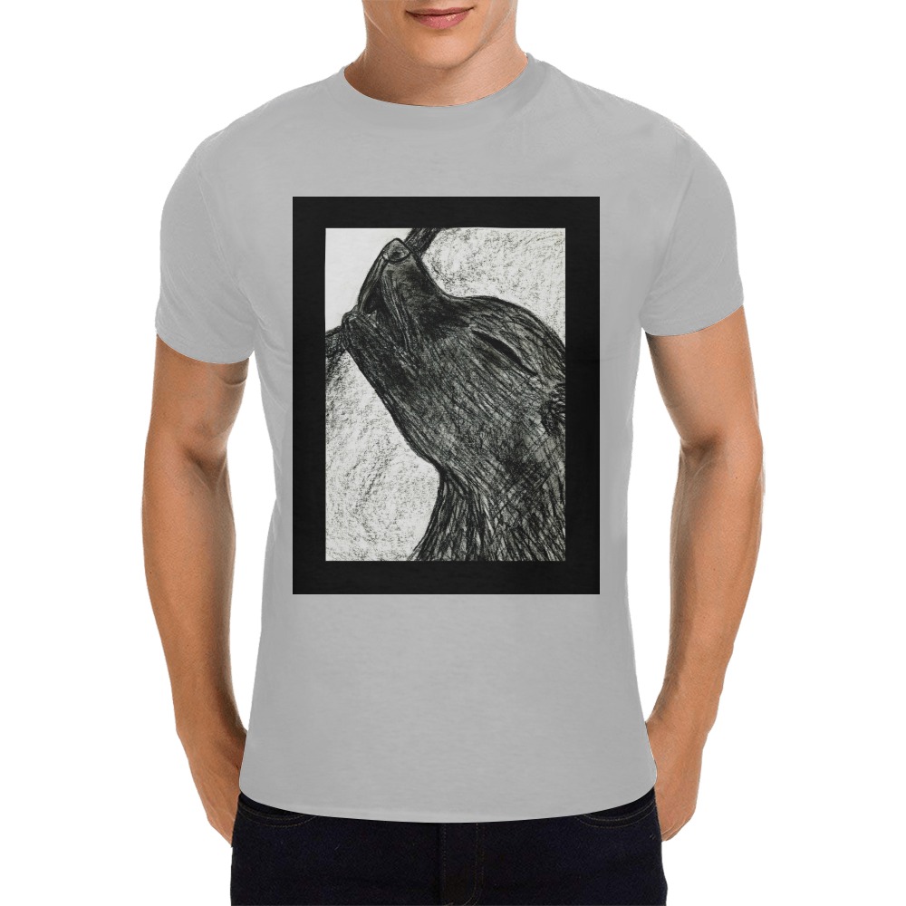 Little Wolfie Men's T-Shirt in USA Size (Front Printing Only)