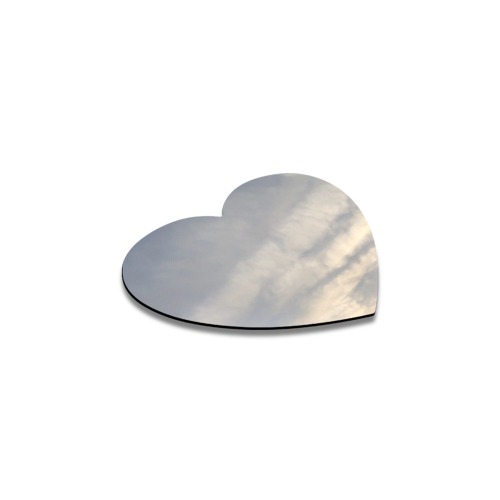 Rippled Cloud Collection Heart Coaster