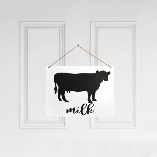 milk Metal Tin Sign 16"x12"