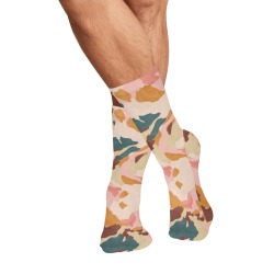 Desert colors in brush strokes All Over Print Socks for Men