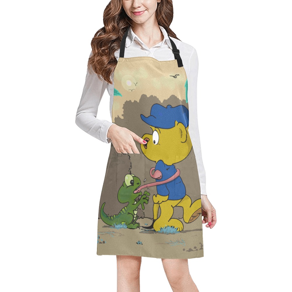 Ferald and The Baby Lizard All Over Print Apron