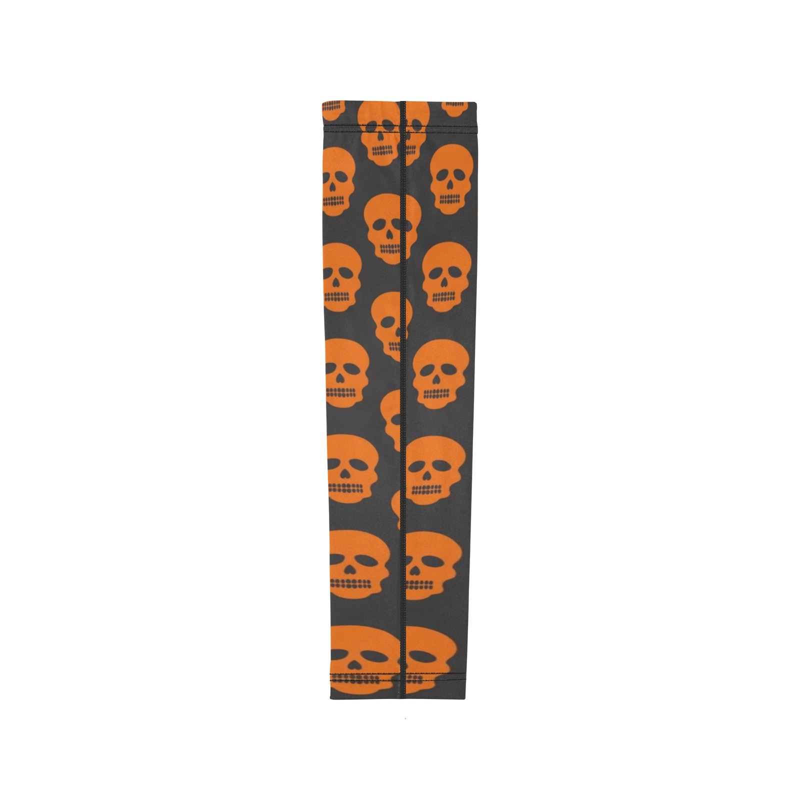 Orange Skull Arm Sleeves (Set of Two)