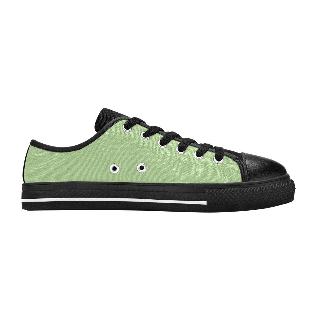 GREEN Men's Classic Canvas Shoes (Model 018)