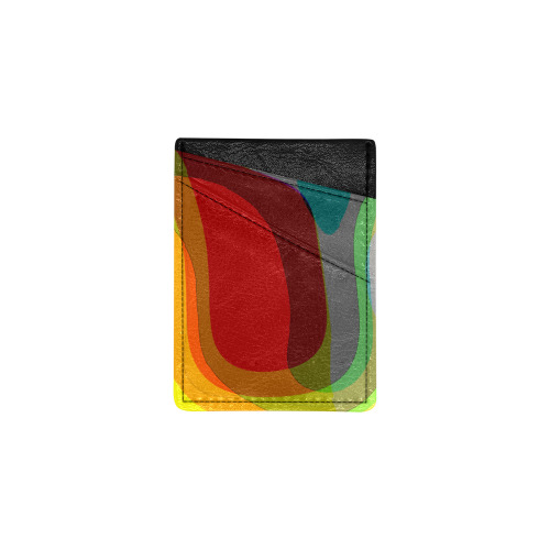 Colorful Abstract 118 Cell Phone Card Holder