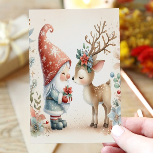 Gnome and Reindeer