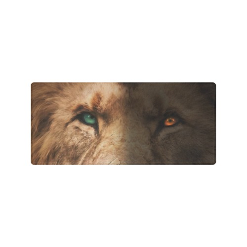 Lion behind the Ocean Gaming Mousepad (35"x16")