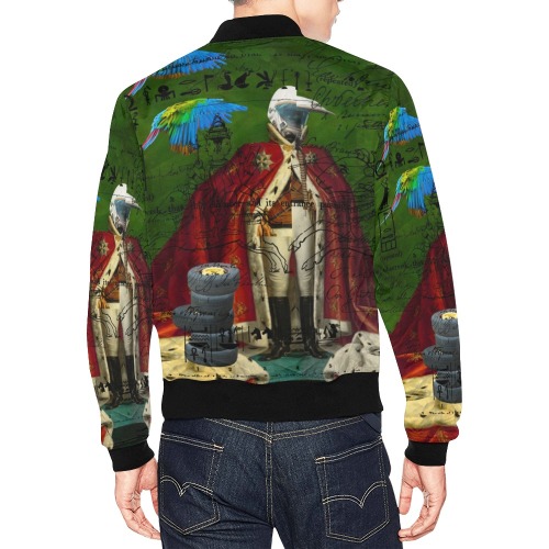 the distorted king 2 new images 2 for all over print tee All Over Print Bomber Jacket for Men (Model H19)