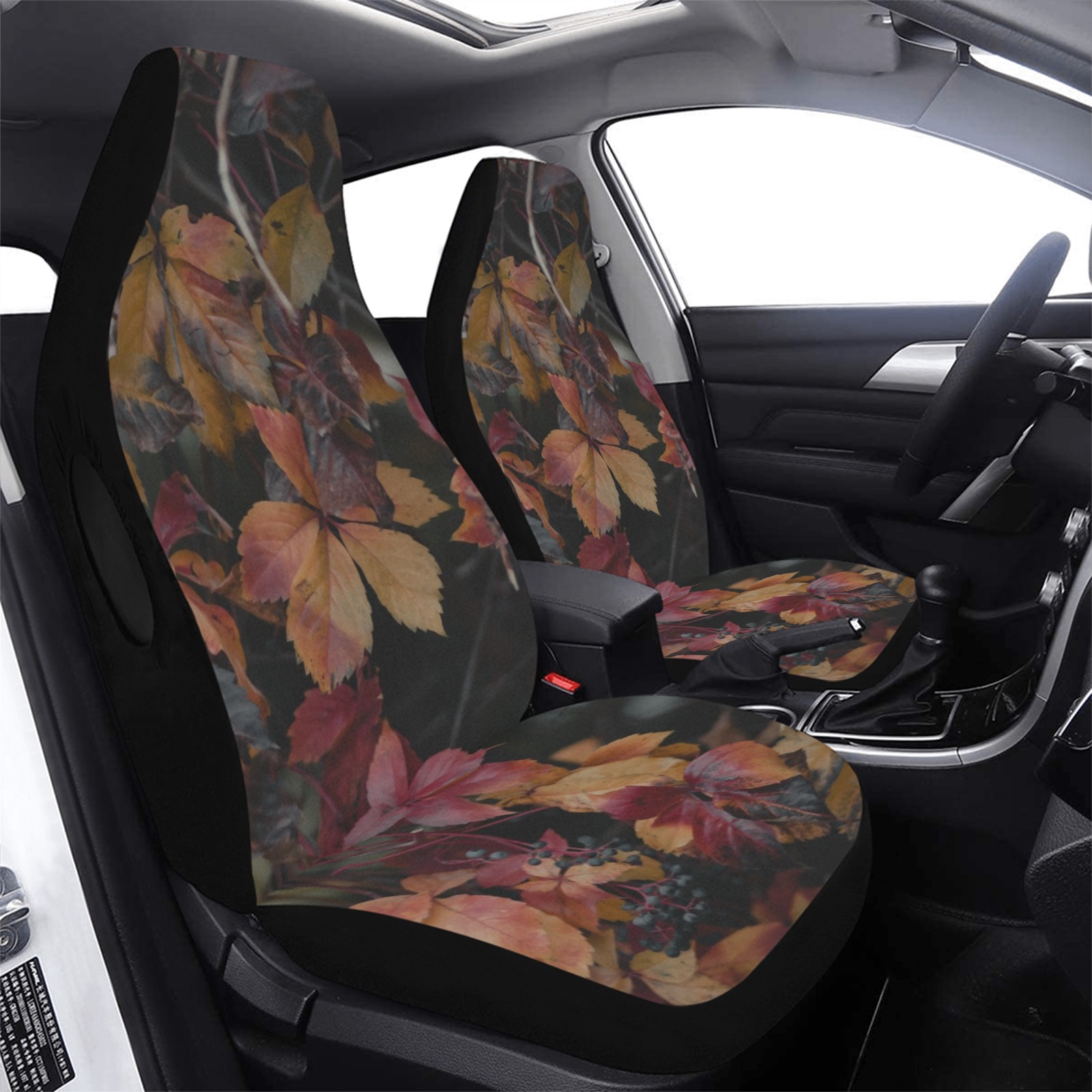 Fall Colors Car Seat Cover Airbag Compatible (Set of 2)
