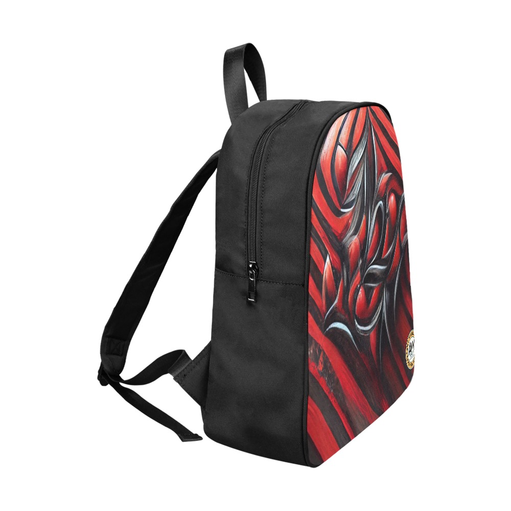 gothic #1 Fabric School Backpack (Model 1682) (Large)