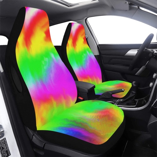 tye-dyed Car Seat Cover Airbag Compatible (Set of 2)