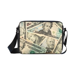 US PAPER CURRENCY Classic Cross-body Nylon Bags (Model 1632)