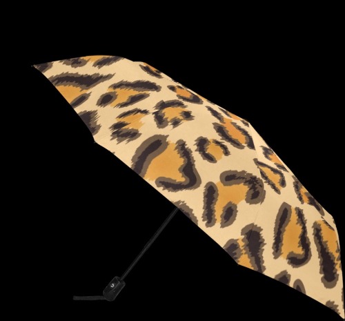 Leopard Pattern Anti-UV Auto-Foldable Umbrella (U09)