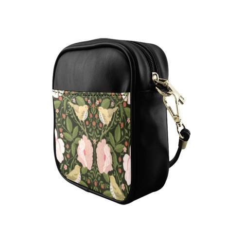 Birds and Flowers Ladies Sling Bag Sling Bag (Model 1627)