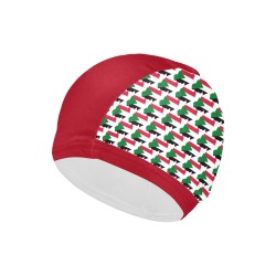 Sudan Map Flags Swim Cap
