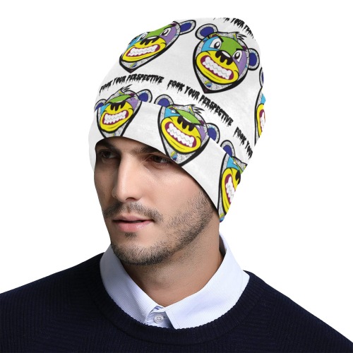 Fuck your perspective Beanie All Over Print Beanie for Adults