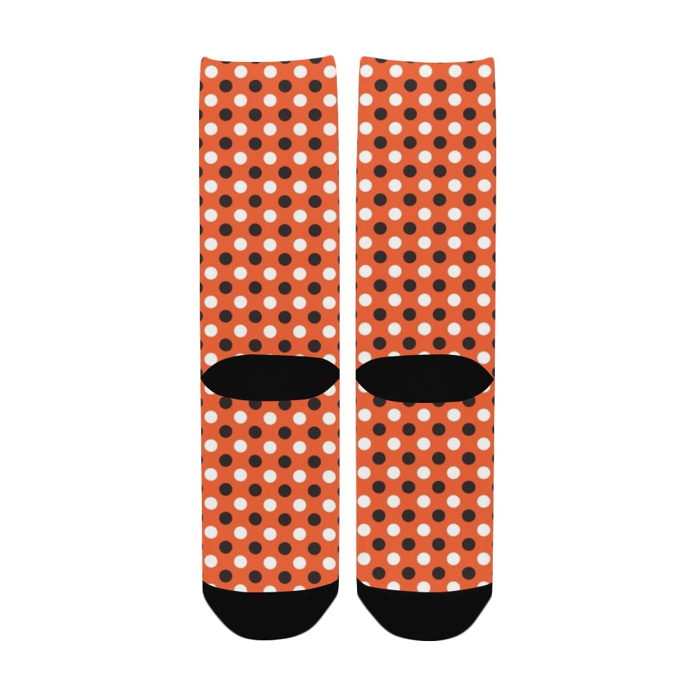 Polka Dots - Small Women's Custom Socks