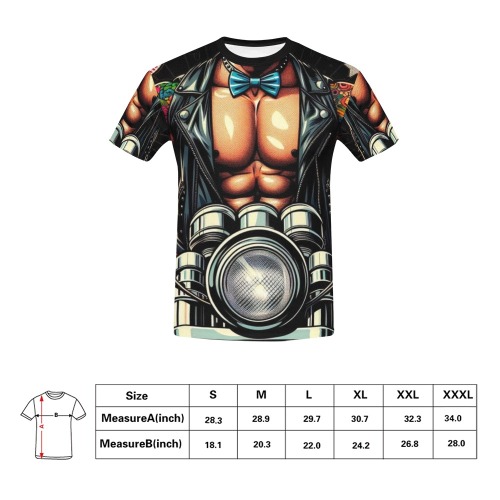 More Sexy by Fetishworld All Over Print T-Shirt for Men (USA Size) (Model T40)