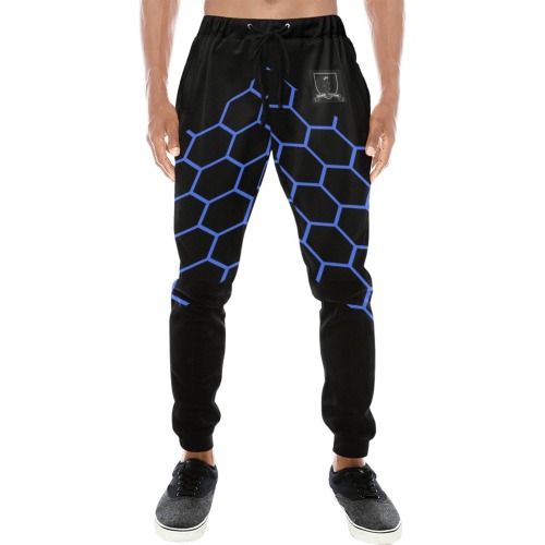 Dionio Clothing - Sweatpants (Black Geometric) Men's All Over Print Sweatpants (Model L11)