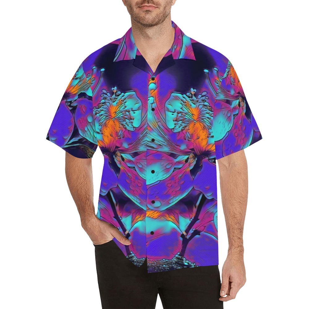 where does reality begin or end 12 Hawaiian Shirt (Model T58)