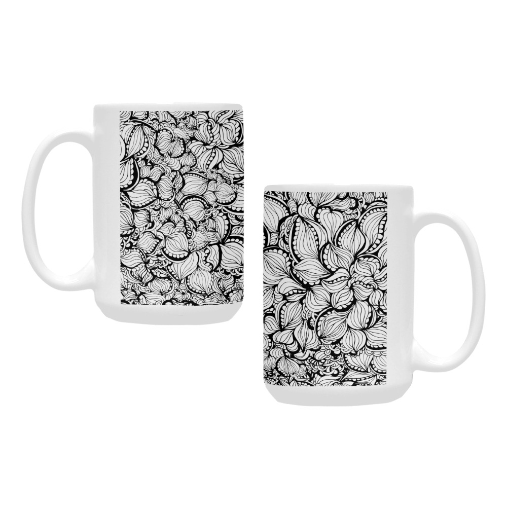 Pussywillow Pods white Custom Ceramic Mug (15OZ)