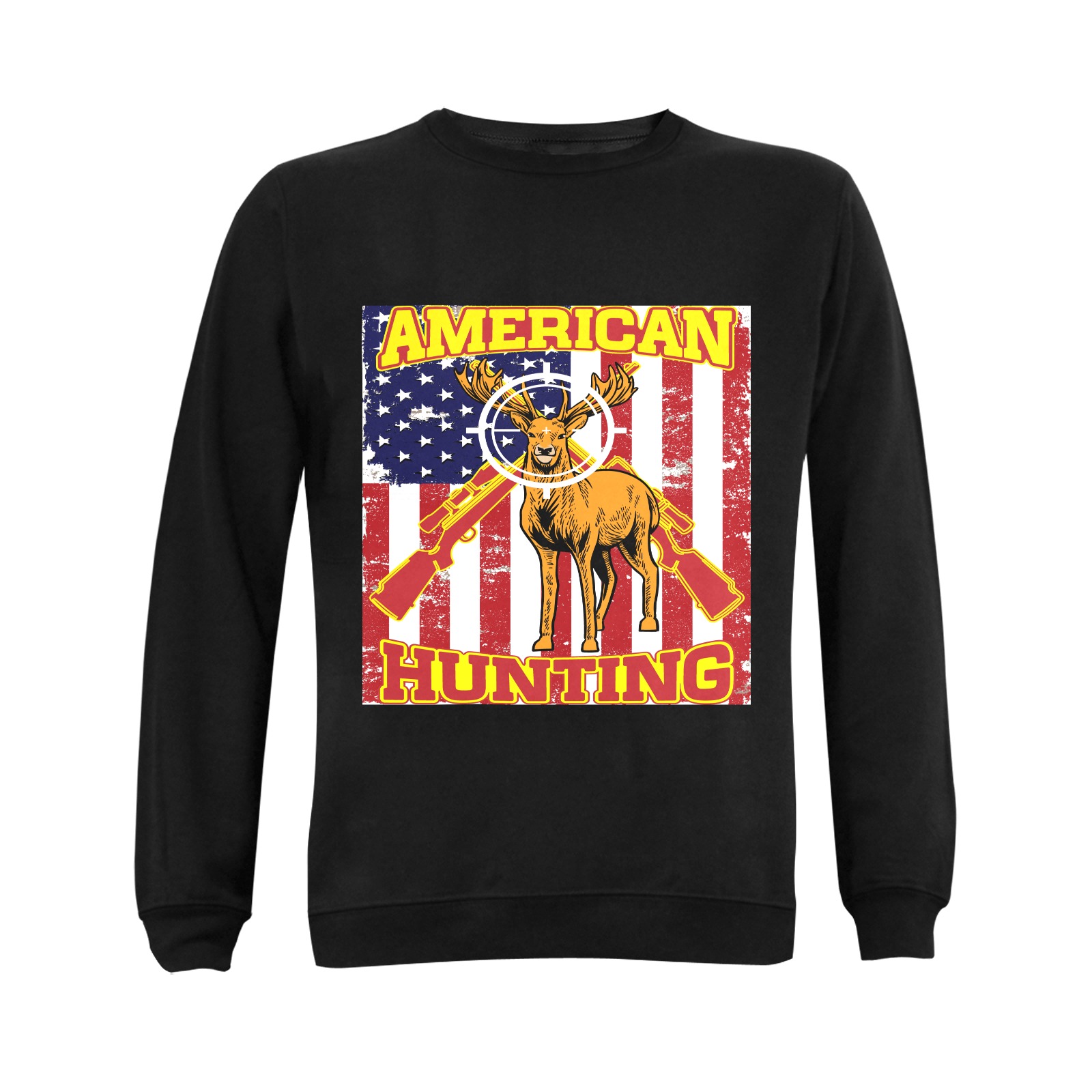 Hunting Gildan Crewneck Sweatshirt(NEW) (Model H01)