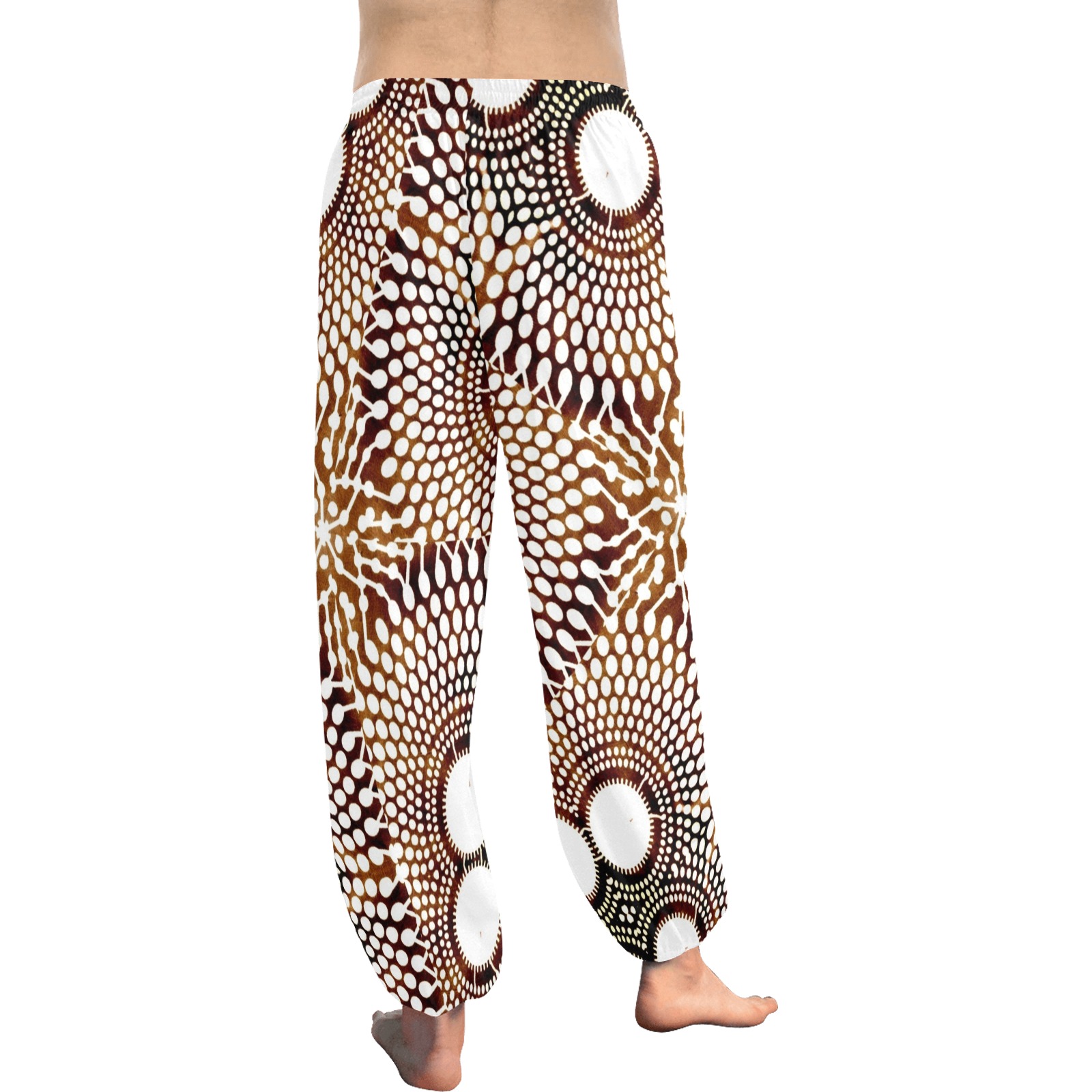 AFRICAN PRINT PATTERN 4 Women's All Over Print Harem Pants (Model L18)
