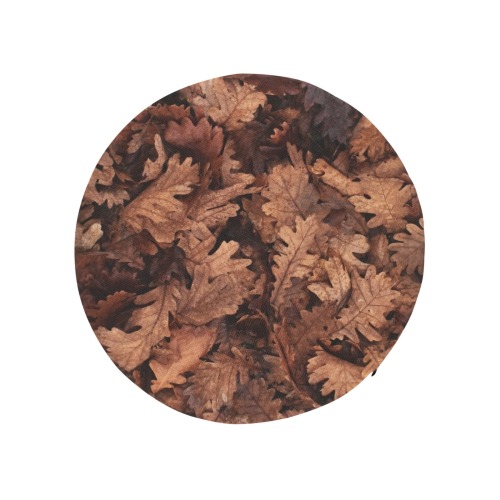 fall Leaves Round Seat Cushion