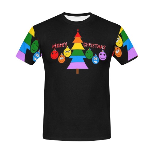 Merry Gay Christmas by Nico Bielow All Over Print T-Shirt for Men (USA Size) (Model T40)