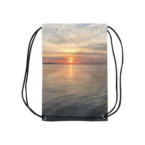 Early Sunset Collection Small Drawstring Bag Model 1604 (Twin Sides) 11"(W) * 17.7"(H)