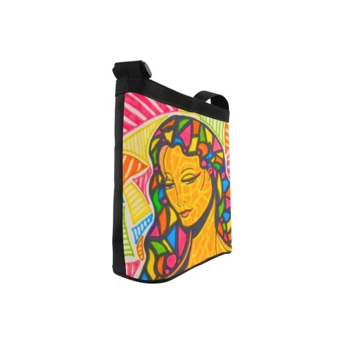 stain glass doodle Crossbody Bags (Model 1613)