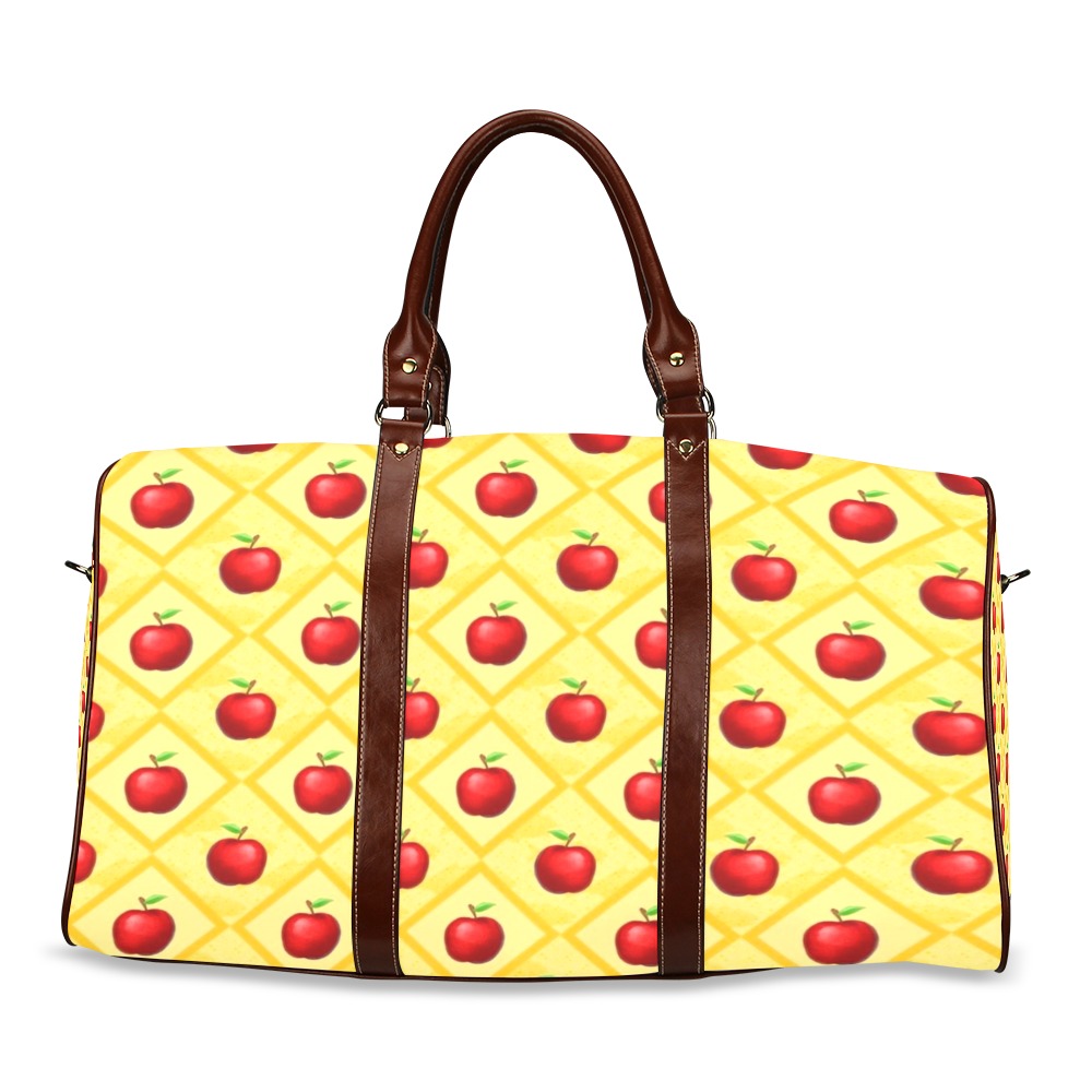 Homegrown Apple Waterproof Travel Bag/Small (Model 1639)